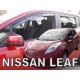 NISSAN LEAF 5D 2010-2017 ΣΕΤ ΑΝΕΜΟΘΡΑΥΣΤΕΣ ΑΥΤΟΚΙΝΗΤΟΥ ΑΠΟ ΕΥΚΑΜΠΤΟ ΦΙΜΕ ΠΛΑΣΤΙΚΟ HEKO - 4 ΤΕΜ. Ανεμοθραύστες