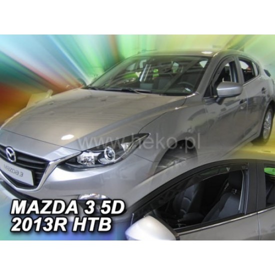 MAZDA 3 (III) 4D/5D 2013-2018 HTB ΖΕΥΓΑΡΙ ΑΝΕΜΟΘΡΑΥΣΤΕΣ ΑΠΟ ΕΥΚΑΜΠΤΟ ΦΙΜΕ ΠΛΑΣΤΙΚΟ HEKO - 2 ΤΕΜ. Ανεμοθραύστες