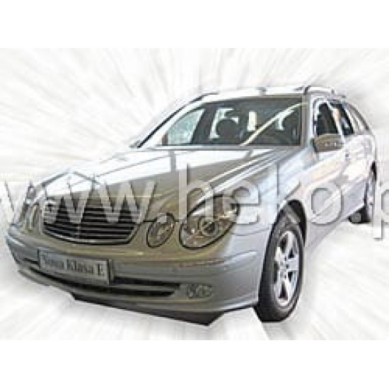 MERCEDES W211 E-CLASS 4D/5D 03.2002-2009 ΖΕΥΓΑΡΙ ΑΝΕΜΟΘΡΑΥΣΤΕΣ ΑΠΟ ΕΥΚΑΜΠΤΟ ΦΙΜΕ ΠΛΑΣΤΙΚΟ HEKO - 2 ΤΕΜ. Ανεμοθραύστες