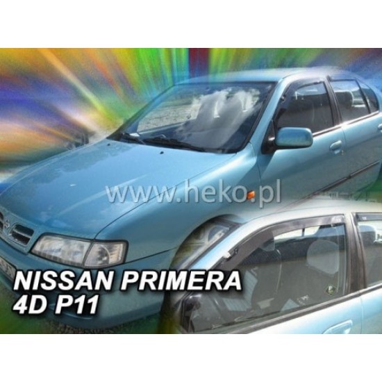 NISSAN PRIMERA (P11) 4D/5D 09.1996-2002 ΖΕΥΓΑΡΙ ΑΝΕΜΟΘΡΑΥΣΤΕΣ ΑΠΟ ΕΥΚΑΜΠΤΟ ΦΙΜΕ ΠΛΑΣΤΙΚΟ HEKO - 2 ΤΕΜ. Ανεμοθραύστες