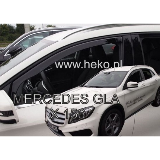 MERCEDES X156 GLA-CLASS 5D 2013-2019 ΖΕΥΓΑΡΙ ΑΝΕΜΟΘΡΑΥΣΤΕΣ ΑΠΟ ΕΥΚΑΜΠΤΟ ΦΙΜΕ ΠΛΑΣΤΙΚΟ HEKO - 2 ΤΕΜ. Mercedes