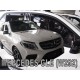 MERCEDES M-CLASS W166 5D 2011+ / GLE-CLASS W292 5D 2016-2019 ΣΕΤ ΑΝΕΜΟΘΡΑΥΣΤΕΣ ΑΥΤΟΚΙΝΗΤΟΥ ΑΠΟ ΕΥΚΑΜΠΤΟ ΦΙΜΕ ΠΛΑΣΤΙΚΟ HEKO - 4 ΤΕΜ. Ανεμοθραύστες