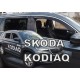 SKODA KODIAQ 5D 2016+ ΣΕΤ ΑΝΕΜΟΘΡΑΥΣΤΕΣ ΑΥΤΟΚΙΝΗΤΟΥ ΑΠΟ ΕΥΚΑΜΠΤΟ ΦΙΜΕ ΠΛΑΣΤΙΚΟ HEKO - 4 ΤΕΜ. Ανεμοθραύστες