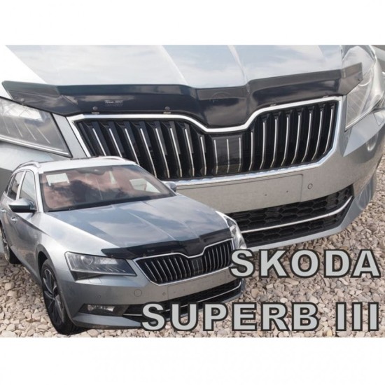 SKODA SUPERB 3 2015> ΑΝΕΜΟΘΡΑΥΣΤΗΣ ΚΑΠΩ ΑΥΤΟΚΙΝΗΤΟΥ ΑΠΟ ΕΥΚΑΜΠΤΟ ΦΙΜΕ ΠΛΑΣΤΙΚΟ HEKO - 1 ΤΕΜ. Skoda