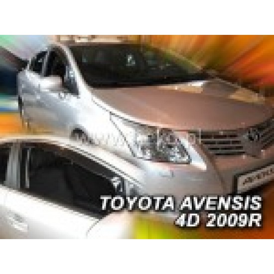 TOYOTA AVENSIS (T27) 4D/5D (COMBI) 2009-2018 ΣΕΤ ΑΝΕΜΟΘΡΑΥΣΤΕΣ ΑΥΤΟΚΙΝΗΤΟΥ ΑΠΟ ΕΥΚΑΜΠΤΟ ΦΙΜΕ ΠΛΑΣΤΙΚΟ HEKO - 4 ΤΕΜ. Ανεμοθραύστες