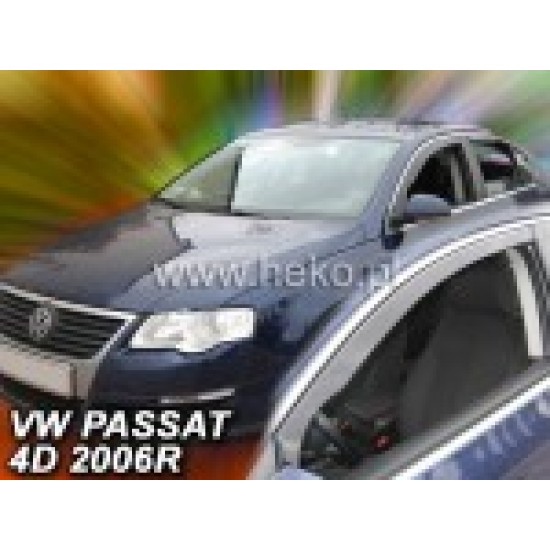 VOLKSWAGEN PASSAT VARIANT (B6/B7) 4D/5D (COMBI) 2005-2015 ΣΕΤ ΑΝΕΜΟΘΡΑΥΣΤΕΣ ΑΥΤΟΚΙΝΗΤΟΥ ΑΠΟ ΕΥΚΑΜΠΤΟ ΦΙΜΕ ΠΛΑΣΤΙΚΟ HEKO - 4 ΤΕΜ. Ανεμοθραύστες