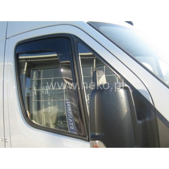 VOLKSWAGEN CRAFTER 2006-2017 / MERCEDES SPRINTER (W906) 2006-2018 ΖΕΥΓΑΡΙ ΑΝΕΜΟΘΡΑΥΣΤΕΣ VAN ΓΙΑ ΟΛΟ ΤΟ ΤΖΑΜΙ ΑΠΟ ΕΥΚΑΜΠΤΟ ΦΙΜΕ ΠΛΑΣΤΙΚΟ HEKO - 2 ΤΕΜ. VW