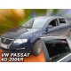 VOLKSWAGEN PASSAT (B6/B7) 4D (SEDAN) 03.2005-2015 ΣΕΤ ΑΝΕΜΟΘΡΑΥΣΤΕΣ ΑΥΤΟΚΙΝΗΤΟΥ ΑΠΟ ΕΥΚΑΜΠΤΟ ΦΙΜΕ ΠΛΑΣΤΙΚΟ HEKO - 4 ΤΕΜ. Ανεμοθραύστες