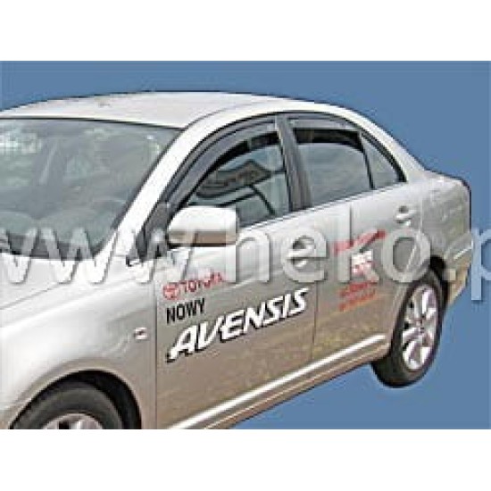 TOYOTA AVENSIS (T25) 4D/5D (SEDAN) (LTB) 2003-2009 ΣΕΤ ΑΝΕΜΟΘΡΑΥΣΤΕΣ ΑΥΤΟΚΙΝΗΤΟΥ ΑΠΟ ΕΥΚΑΜΠΤΟ ΦΙΜΕ ΠΛΑΣΤΙΚΟ HEKO - 4 ΤΕΜ. Ανεμοθραύστες