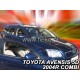 TOYOTA AVENSIS (T25) 4D 2003-2009 ΖΕΥΓΑΡΙ ΑΝΕΜΟΘΡΑΥΣΤΕΣ ΑΠΟ ΕΥΚΑΜΠΤΟ ΦΙΜΕ ΠΛΑΣΤΙΚΟ HEKO - 2 ΤΕΜ. Ανεμοθραύστες