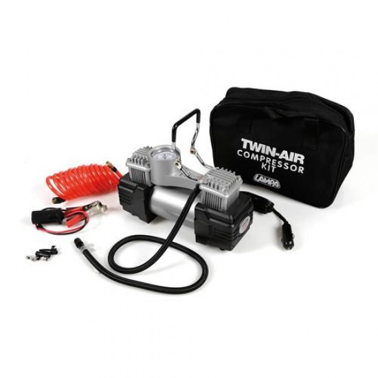 ΚΟΜΠΡΕΣΕΡ ΑΕΡΑ ΕΛΑΣΤΙΚΩΝ TWIN-AIR KIT (12V 200W 7BAR 100PSI) Εργαλεία Αλλαγής-Επισκευής Τροχών και Κομπρεσέρ Αέρα