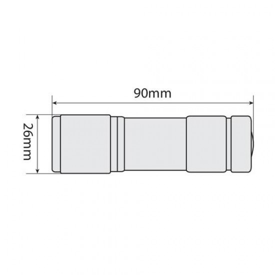 ΦΑΚΟΣ TOURING 9 LED - 1200 MCD - 90 Χ 26 mm (ΑΔΙΑΒΡΟΧΟΣ/ΑΛΟΥΜΙΝΙΟΥ) - 1ΤΕΜ. Φακοί