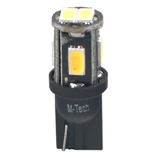 W5W T10 12V W2.1x9.5d 2W 6xHP LED OSRAM OPTO ΛΕΥΚΟ BLISTER 2ΤΕΜ. Χωρίς Κάλυκα