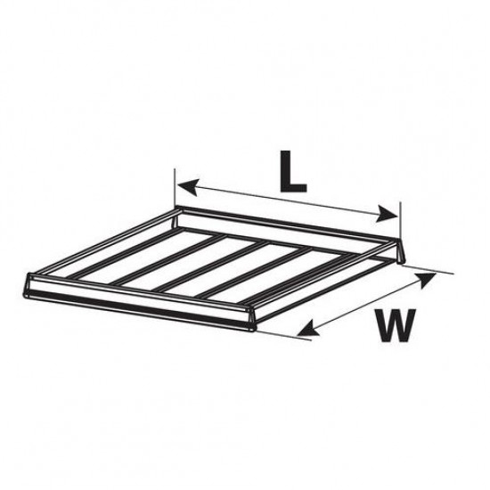 ΣΧΑΡΑ ΟΡΟΦΗΣ KARGO RACK 190x130cm ΣΙΔΕΡΕΝΙΑ ΜΕ ΠΛΑΙΝΑ ΠΡΟΦΙΛ ΑΛΟΥΜΙΝΙΟΥ Σχάρες Μεταφοράς