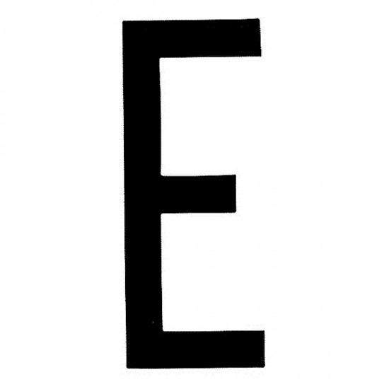 ΑΥΤΟΚΟΛ. ΓΡΑΜΜΑ ΠΙΝΑΚΙΔΩΝ "E" Αυτοκόλλητα Γράμματα και Αριθμοί