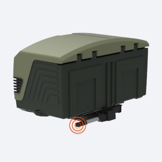 ΜΠΑΓΚΑΖΙΕΡΑ ΚΟΤΣΑΔΟΡΟΥ 400 LT TOWBOX V3 CAMPER GREEN (ΠΡΑΣΙΝΟ) ΜΕ LED ΦΑΝΑΡΙΑ Μπαγκαζιέρες Κοτσαδόρου