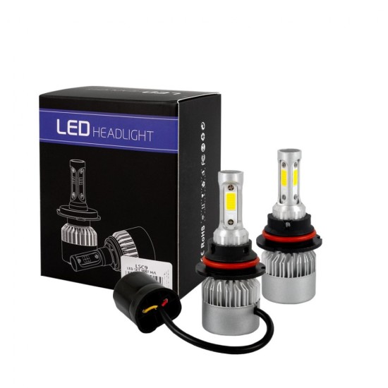 HB5 9007 H/L 10>36V 6.500K 10.000lm 80W COB LED EPISTAR 1021 C6 KIT ΜΕ ΑΝΕΜΙΣΤΗΡΑΚΙ M-TECH - 2 ΤΕΜ. Λάμπες