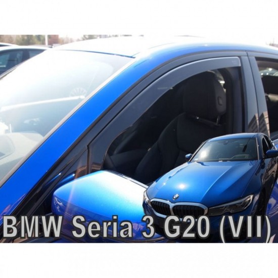 BMW Σειρά 3 G20 / G21 4D/5D 2019+ ΖΕΥΓΑΡΙ ΑΝΕΜΟΘΡΑΥΣΤΕΣ ΑΠΟ ΕΥΚΑΜΠΤΟ ΦΙΜΕ ΠΛΑΣΤΙΚΟ HEKO - 2 ΤΕΜ. 