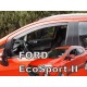 FORD ECOSPORT (ΙΙ) 5D 2013+ ΖΕΥΓΑΡΙ ΑΝΕΜΟΘΡΑΥΣΤΕΣ ΑΠΟ ΕΥΚΑΜΠΤΟ ΦΙΜΕ ΠΛΑΣΤΙΚΟ HEKO - 2 ΤΕΜ. Ανεμοθραύστες