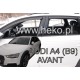 AUDI A4 (B9) ALLROAD 4D / AVANT 2016+ ΣΕΤ ΑΝΕΜΟΘΡΑΥΣΤΕΣ ΑΥΤΟΚΙΝΗΤΟΥ ΑΠΟ ΕΥΚΑΜΠΤΟ ΦΙΜΕ ΠΛΑΣΤΙΚΟ HEKO 4 ΤΕΜ. Ανεμοθραύστες