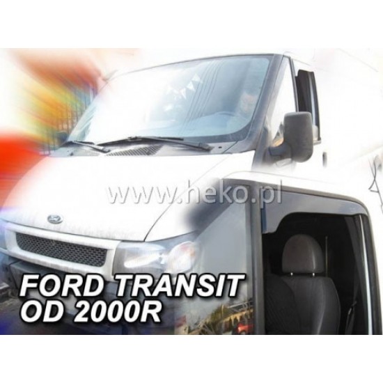 FORD TRANSIT 2D 2000>2006 (T300 ΑΝΩ ΜΕΡΟΣ - ΚΟΝΤΟ) ΖΕΥΓΑΡΙ ΑΝΕΜΟΘΡΑΥΣΤΕΣ ΑΠΟ ΕΥΚΑΜΠΤΟ ΦΙΜΕ ΠΛΑΣΤΙΚΟ HEKO - 2 ΤΕΜ. Ford