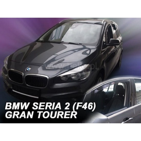 BMW ΣΕΙΡΑ 2 (F46) GRAN TOURER 5D 2015> ΖΕΥΓΑΡΙ ΑΝΕΜΟΘΡΑΥΣΤΕΣ ΑΠΟ ΕΥΚΑΜΠΤΟ ΦΙΜΕ ΠΛΑΣΤΙΚΟ HEKO - 2 ΤΕΜ. Ανεμοθραύστες