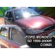 FORD MONDEO (MK2) 4D/5D 1996-2000 ΣΕΤ ΑΝΕΜΟΘΡΑΥΣΤΕΣ ΑΥΤΟΚΙΝΗΤΟΥ ΑΠΟ ΕΥΚΑΜΠΤΟ ΦΙΜΕ ΠΛΑΣΤΙΚΟ HEKO - 4 ΤΕΜ. Ανεμοθραύστες