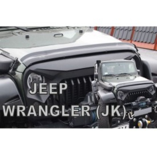 JEEP WRANGLER 2007-2018 ΑΝΕΜΟΘΡΑΥΣΤΗΣ ΚΑΠΩ ΑΥΤΟΚΙΝΗΤΟΥ ΑΠΟ ΕΥΚΑΜΠΤΟ ΦΙΜΕ ΠΛΑΣΤΙΚΟ HEKO - 1 ΤΕΜ. Jeep